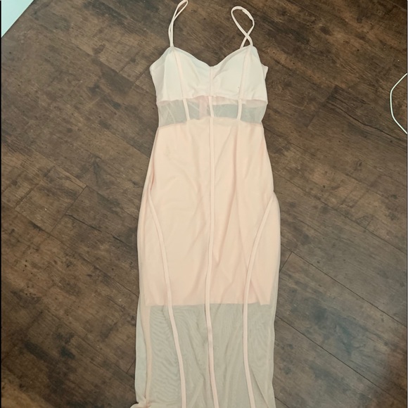 Baby Pink Cocktail Dress - Picture 1 of 3